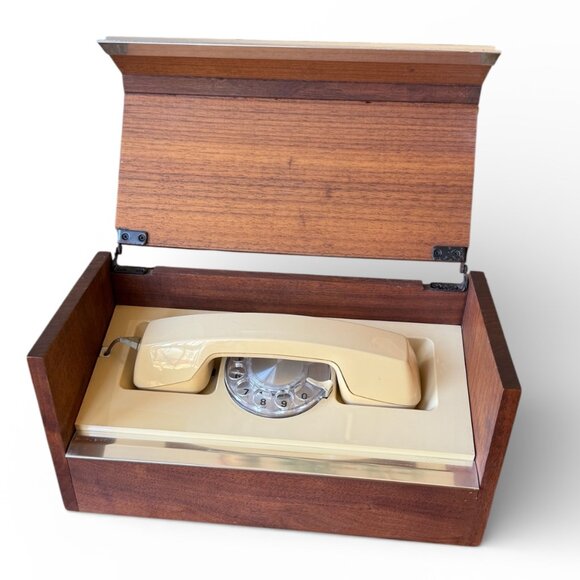 Vintage Other - MCM Western Electric Stowaway Rotary Desk Phone WORKS